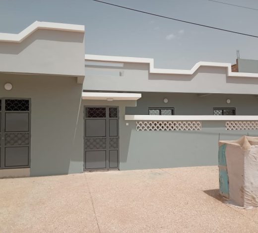 Das fertiggestellte Gebäude der Beratungsstelle Naforé in Podor, Senegal