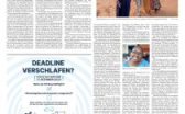 Zeitungsausschnitt des FAZ-Artikels über Geldtransfers von Migranten